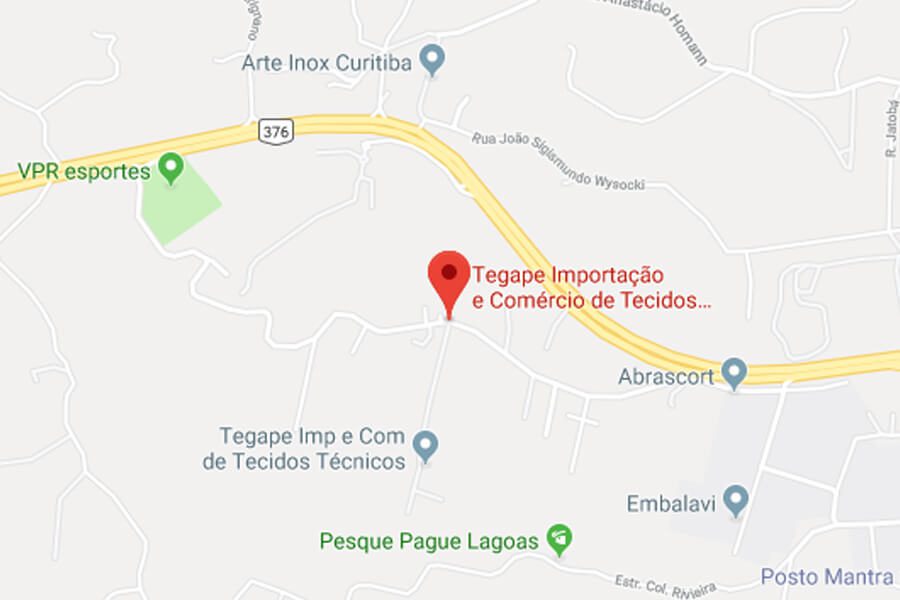 imagem do mapa com a localização da Tegape