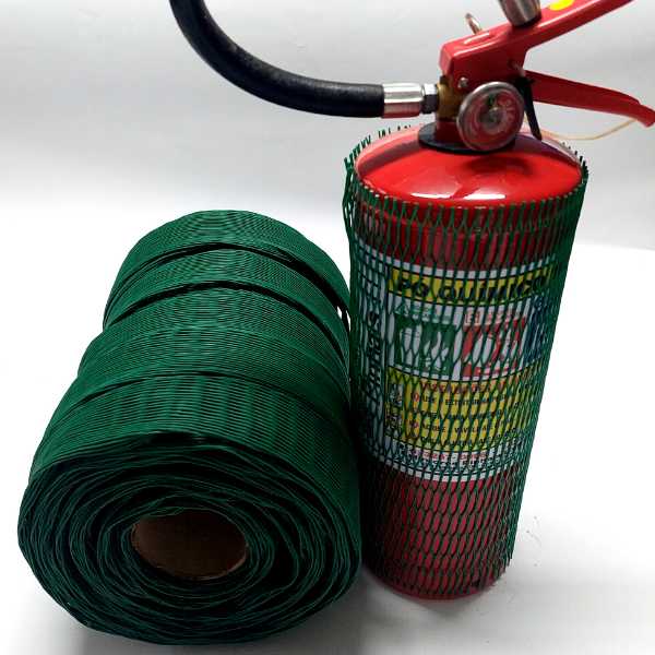 Rolo de rede de proteção para extintores