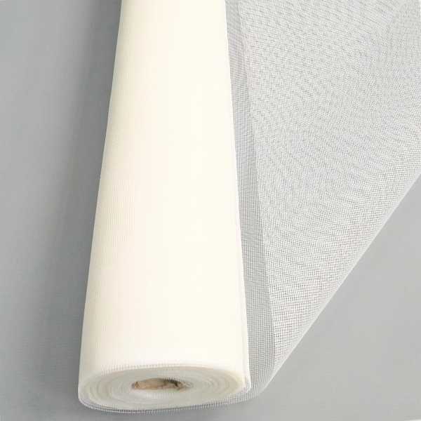 rolo de tela de fibra de vidro branca