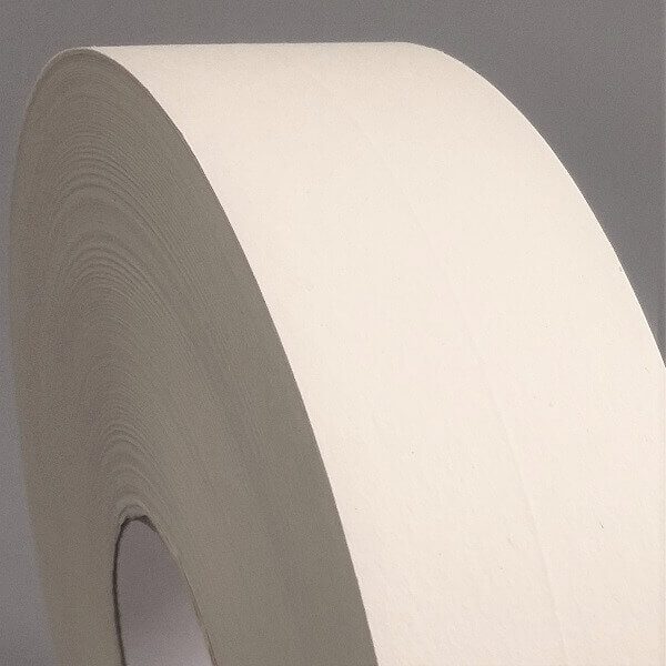 Imagem detalhe do rolo de fita de papel para drywall