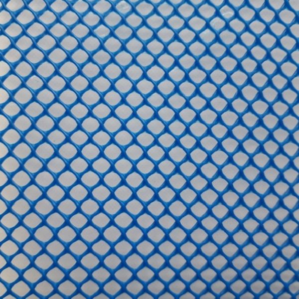 detalhe da tela plástica 4mm cor azul