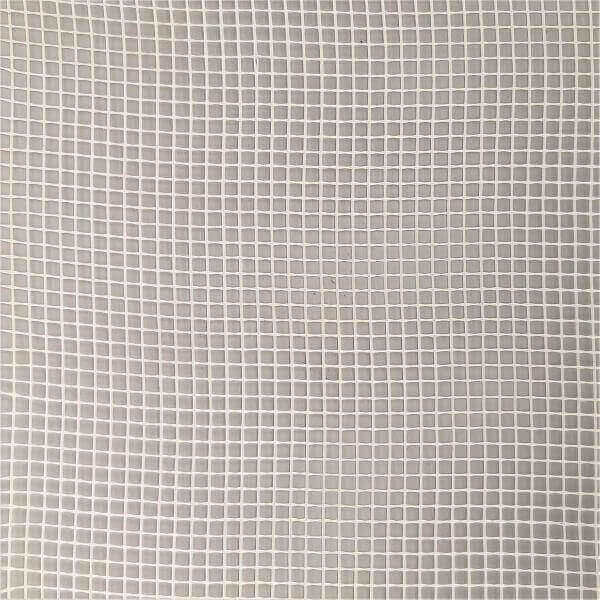 Detalhe da tela de fibra de vidro para mosaico