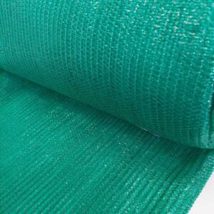detalhe do rolo de tela de sombreamento verde