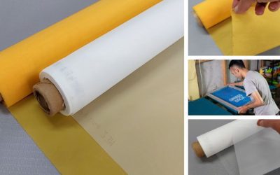 capa do blog mostrando as telas de serigrafia e um homem fazendo um trabalho de serigrafia