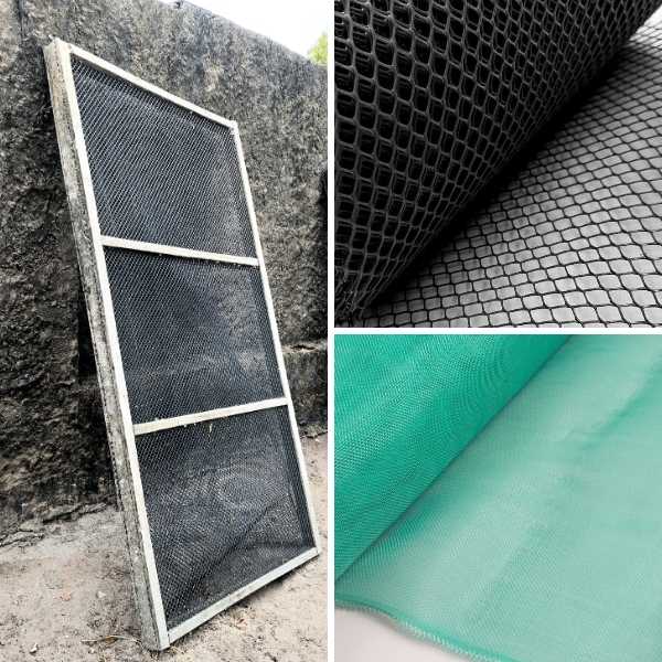 tela para o cultivo de ostras