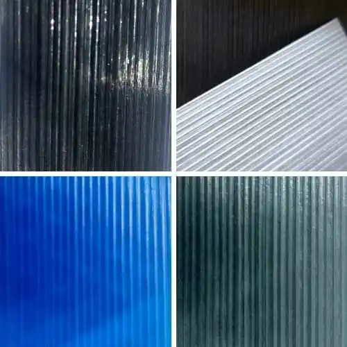 quatro cores da lona reforçada para cobertura: lona azul, lona cinza, lona preta, lona verde
