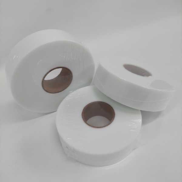 Rolos de fita véu de vidro branca para impermeabilização e reforço estrutural em superfícies