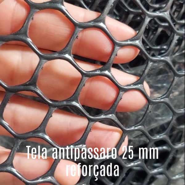 Tela antipássaro plástica 12,5 mm - Imagem 4